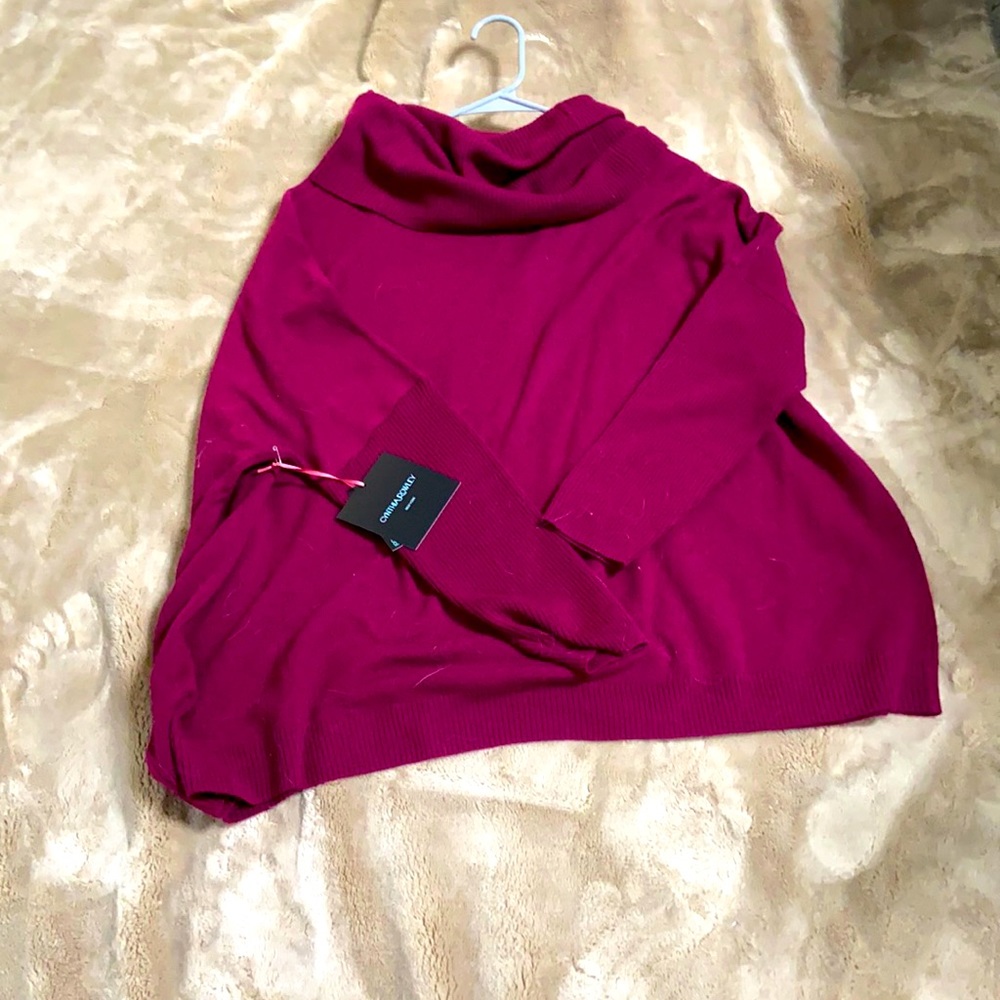 BRAND NEW Cynthia Fowler cowl neck sweater